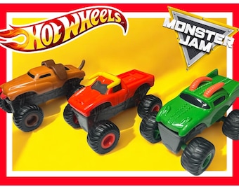 Hot Wheels Monster Jam McDonalds Toys – Collectible Truck Set of 3