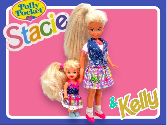 Barbie Polly Pocket Stacey Kelly Special Edition Doll Set 1994 Mattel Vintage Etsy Canada