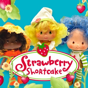 Strawberry Shortcake Friends 1983 Kenner Orange Blossom Crepe Suzette & Lemon Meringue Vintage American Greetings You Pick