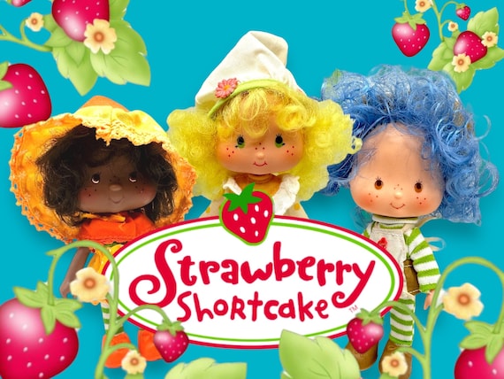 Vintage 1983 Strawberry Shortcake Doll: Orange Blossom, Crepe