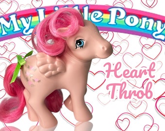 MLP “Heart Throb,” My Little Pony, Basic Fun Inc. 35th Anniversary 2020 Pegasus PonyFigure - Pre Loved