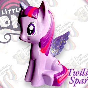 Twilight Sparkle Coin Bank My Little Pony, Friendship is Magic,  - Ceramic Piggy Bank 9.5" High