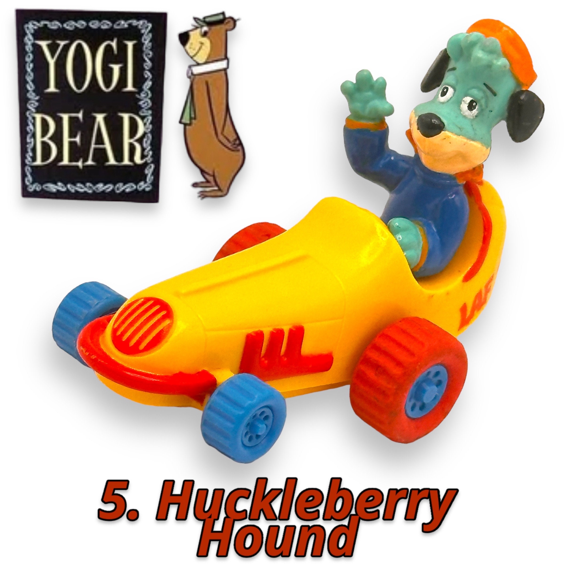 Yogi Bear Wacky Racers Dicky Dasterdly Mcdonalds Hardee's Hanna