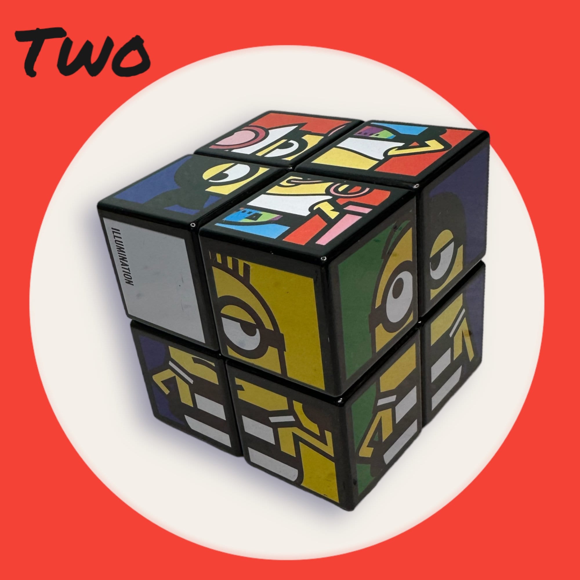 Official Rubik's Mini Cube 2x2 Speed Mechanical Puzzle Rare Item from  McDonalds Happy meal
