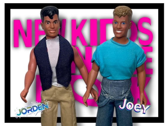 New Kids on the Block Joey and Jordan Fashion Dolls 1990's Vintage