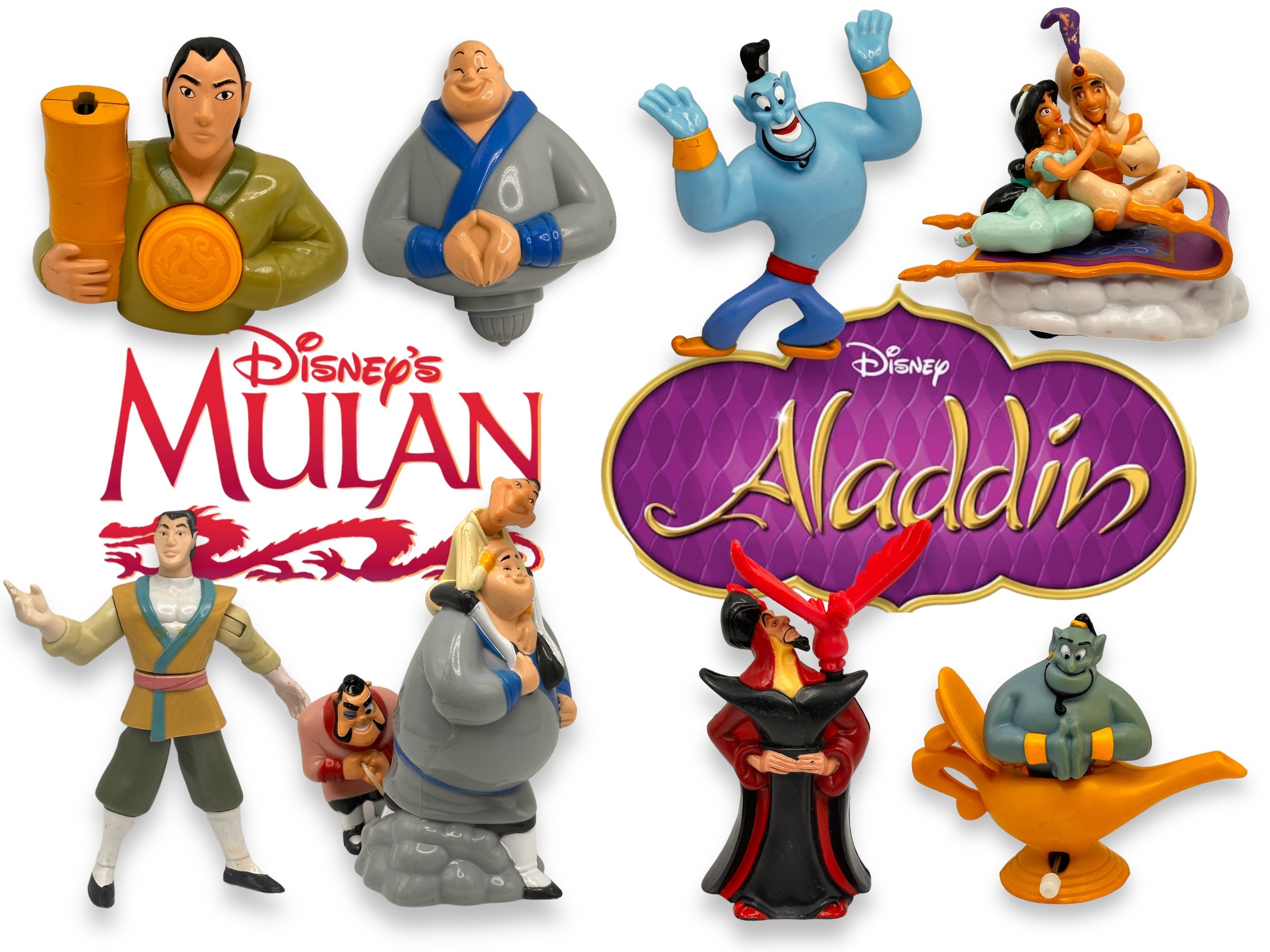 ヴィンテージ ムーラン & アラジン ディズニー マクドナルド ハッピー