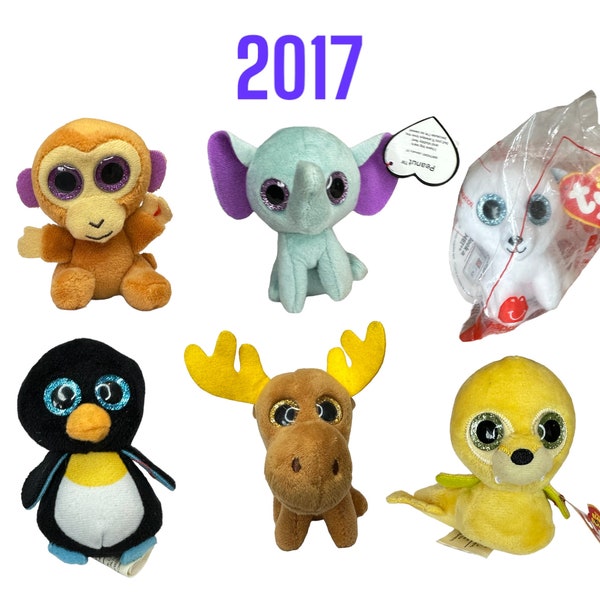 TY Teenie Beanie Boos 2014 & 2017 McDonald’s Happy Meal Toys Plushies - You Pick