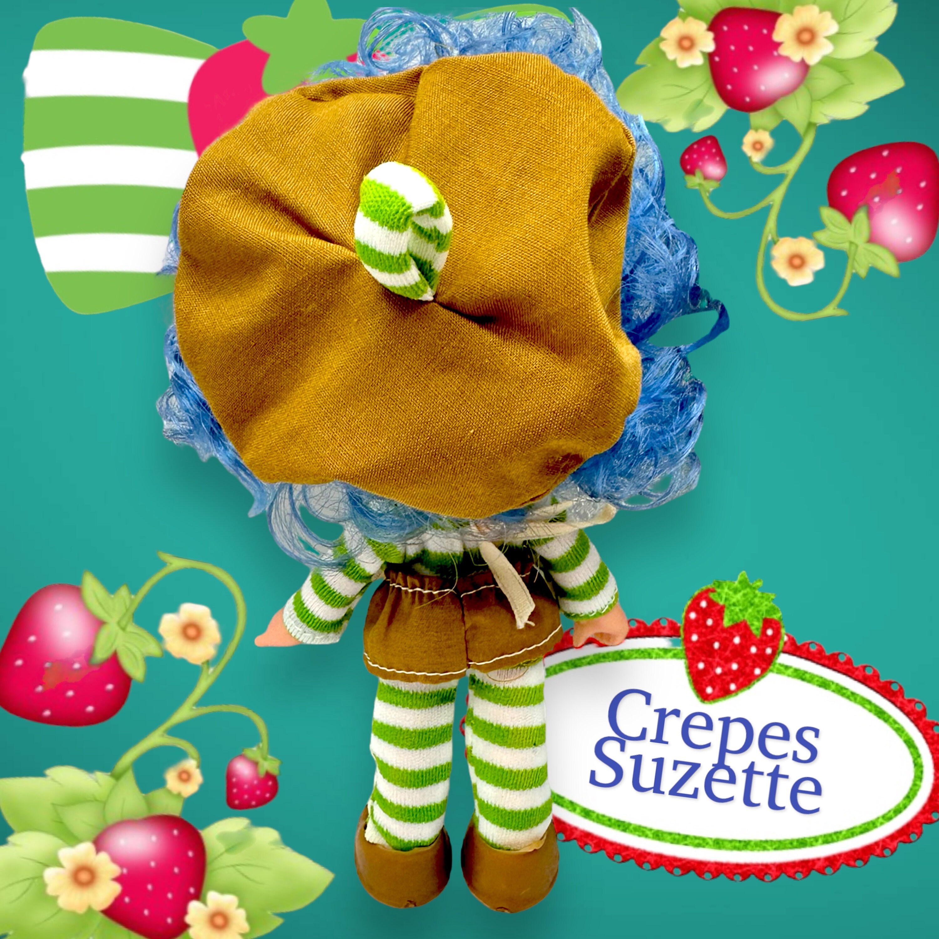Vintage 1983 Strawberry Shortcake Doll: Orange Blossom, Crepe