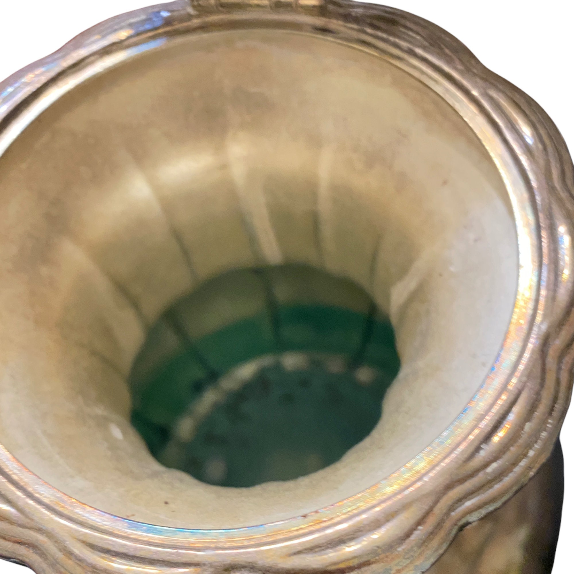 House Wares - Vintage Primrose Plate Silver Plate - EP Copper