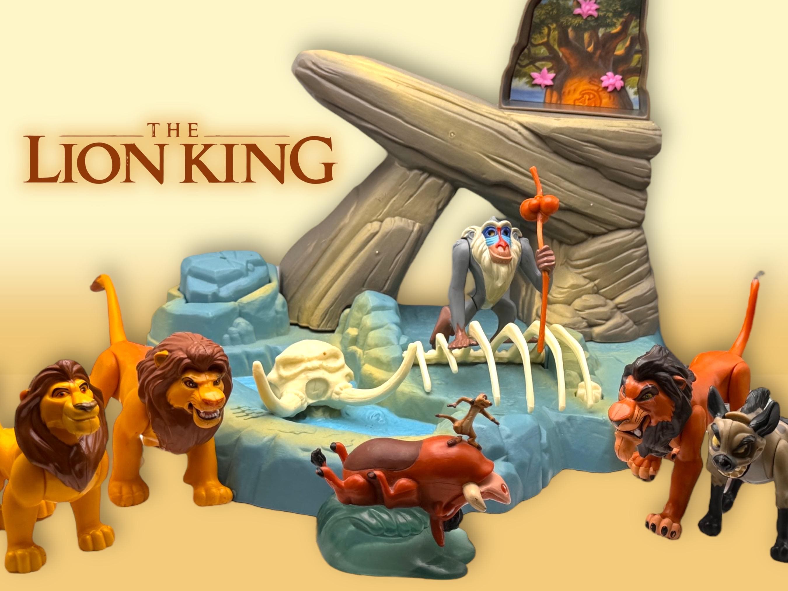 1994 Lion King Pride Rock Play Set With Figures Disney Collectors