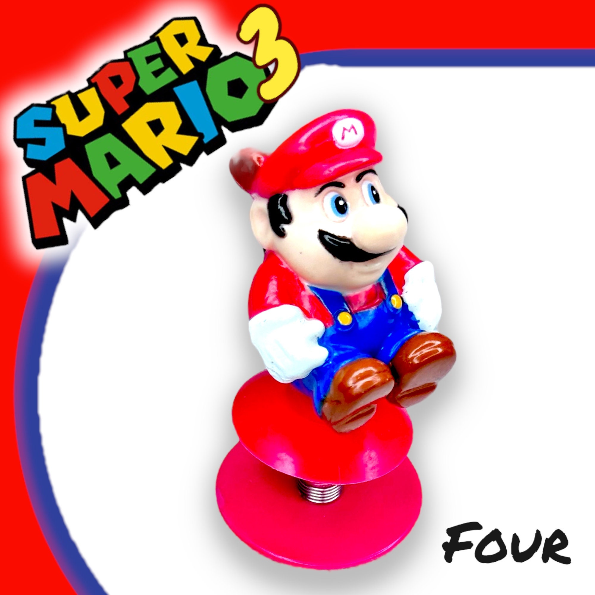 当時物 マクドナルド スーパーマリオ 吸盤付 スプリング PVC フィギュア 当時物 マクドナルド スーパーマリオ 吸盤付 スプリング PVC