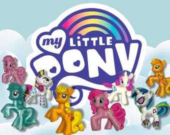 Mini-figurines G3 / G4 My Little Pony Blind Bag, Pinkie Pie, Apple Jack, Rarity et plus 2010 Hasbro au choix