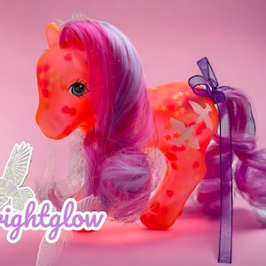 Brightglow G1 Show n’ Glow My Little Pony Glow in the Dark 1983, Hasbro Free Domestic Shipping