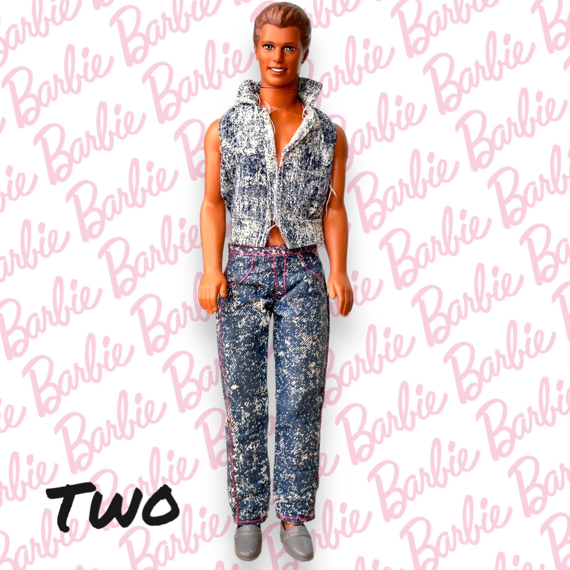 Vintage 80s/90s Barbie or Ken Doll, Mattel Retro Fashion - You 