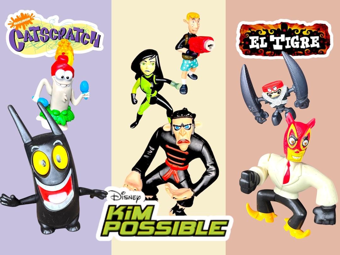 Nickelodeon Mcdonalds Happy Meal Toys Catscratch, El Tigre, Kim Possible  You Pick Australia