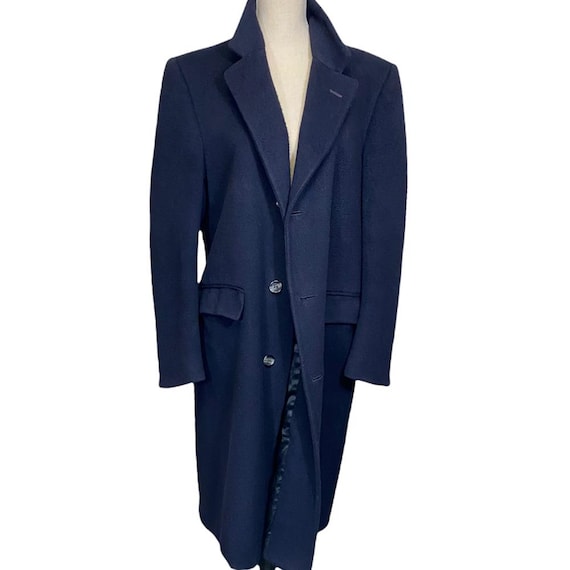 ジャケット・アウター Na.e Wool&Cashmere Button Coat Vintage Wool and Cashmere Button Front Coat, Blue Classic