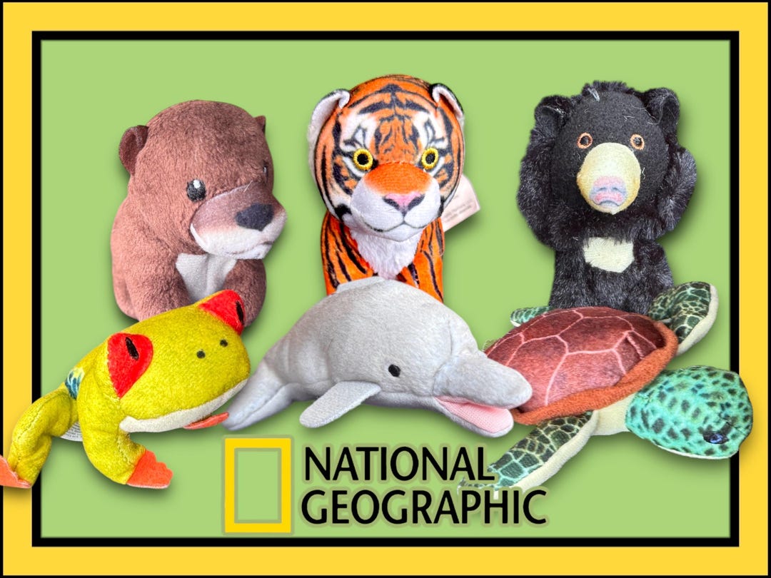 五星熊猫 (ウーシンションマオ) National Geographic McDonalds Happy Meal Mini Pluszowe Egzotyczne