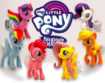 My Little Pony Rainbow Tail Suprise Moulded Colour Change Tail Rarity Dash Twilight Sparkle Pinkie Pie Fluttershy Applejack You Pick