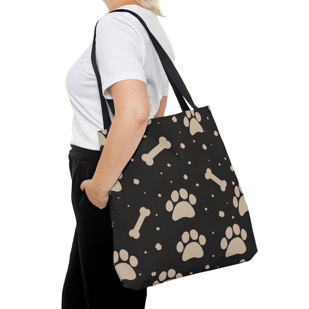 thumbnail image 2 of Pet Tote, I Can And I Will Tote, Dog Lover Gifts, Paw Print Library :D 2 of 11