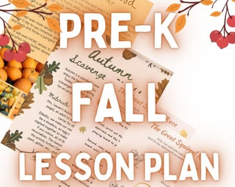 Fall Lesson Plan - Etsy