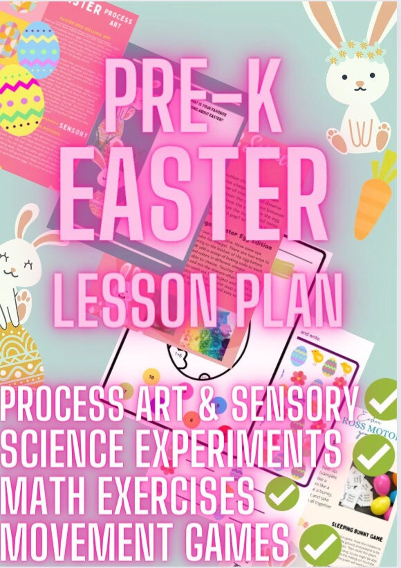 Preschool Easter Lesson Plan Montessori & Reggioemilia Etsy