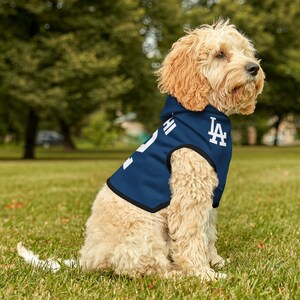 Cute Kawaii Personalized Los Angeles LA Dodgers Baseball Pet Hoodie | Gift for Your Pet | Cat Dog Hoodie | Christmas Birthday Gifts