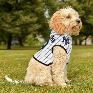 Cute Kawaii Customized Personalized New York Yankees Baseball Pet Hoodie | Gift for Your Pet | Cat Dog Hoodie | Christmas Birthday Gift