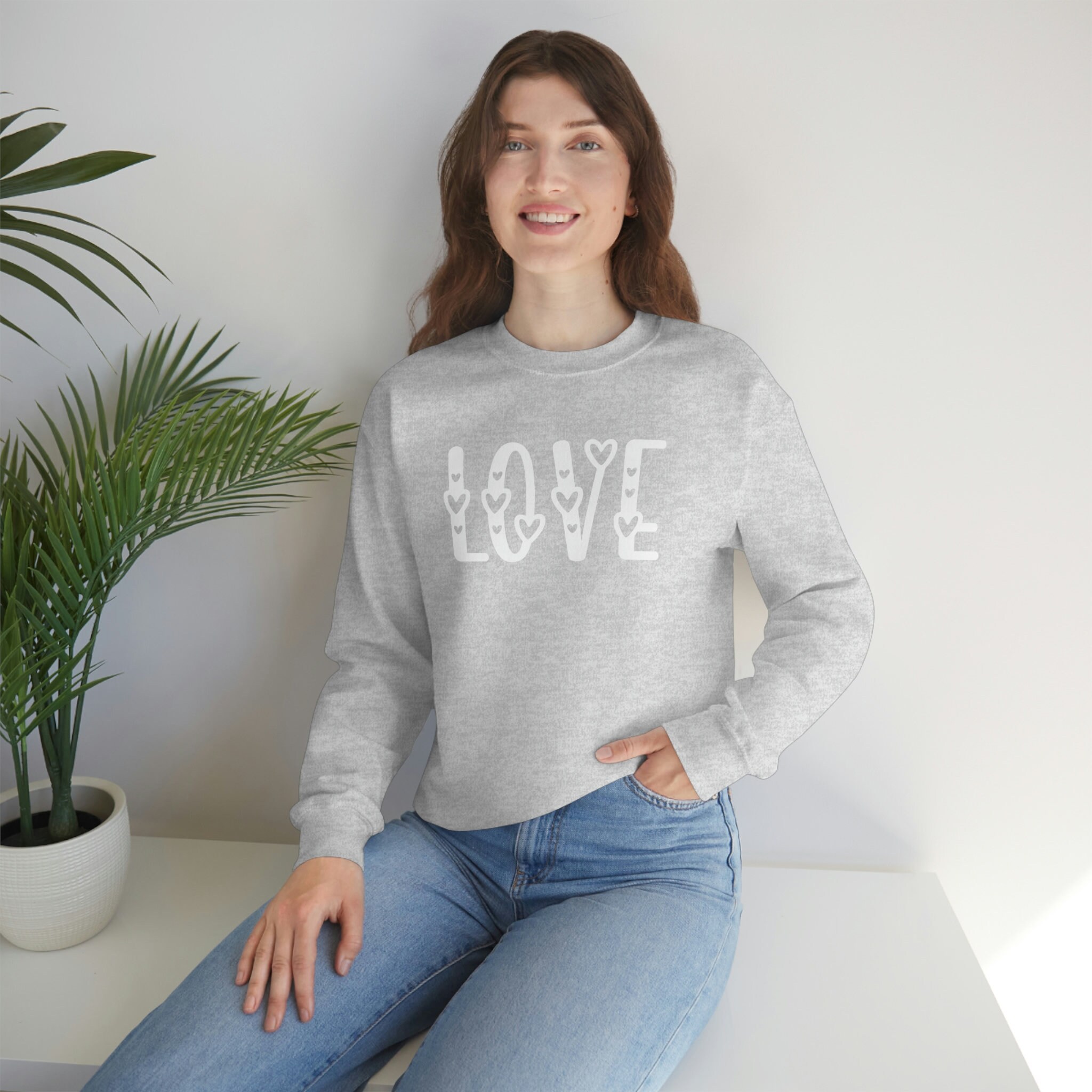 Old navy love sweatshirt hotsell