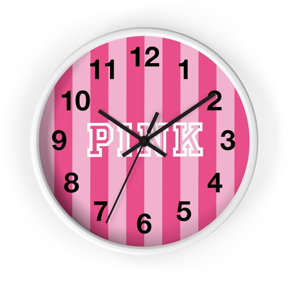 Reloj de pared tem tico Rosa Victoria Secret Decoraci n de la