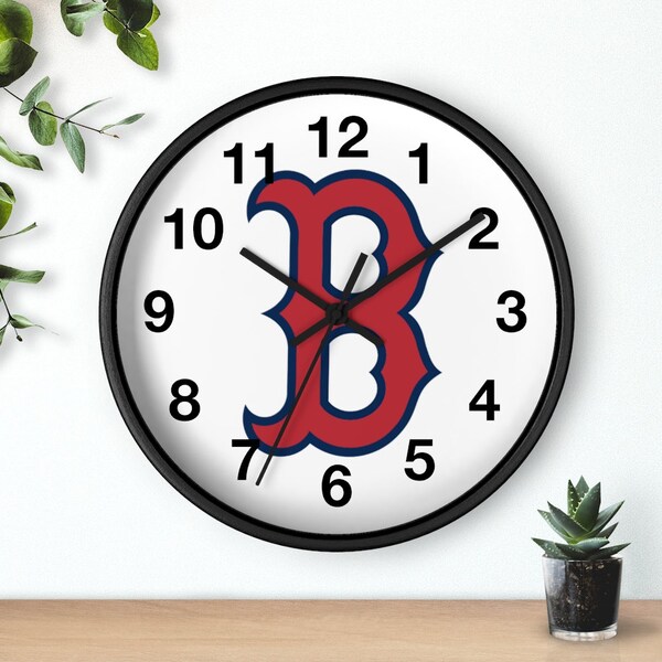 Boston Red Sox Wall Clock Etsy
