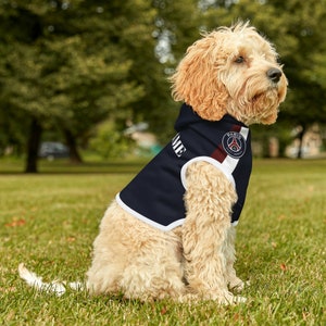 Super mignon nom personnalisé Paris Saint-Germain Soccer Pet Hoodie Cadeau pour votre animal de compagnie Sweat à capuche pour chien chat Idées cadeaux d'anniversaire de Noël image 9