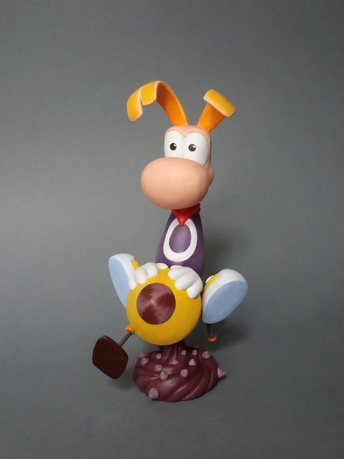 Rayman on walking shell Fan made clay figure Rayman 2 Etsy