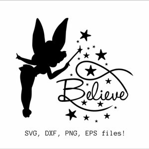 Believe SVG Cutting file or Printing file, Digital download, Svg, png, Silhouette, Cricut,