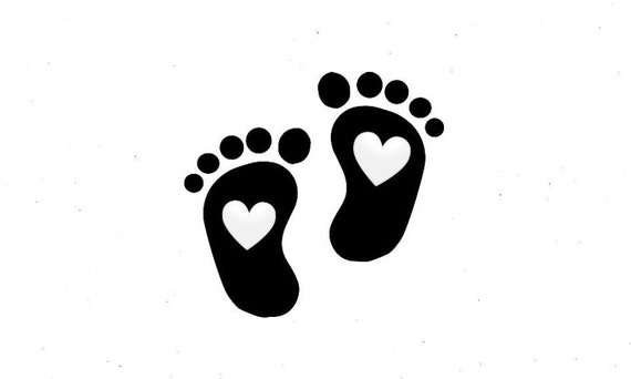 Baby Feet SVG Baby Feet PNG Baby Footprint Baby Feet | Etsy