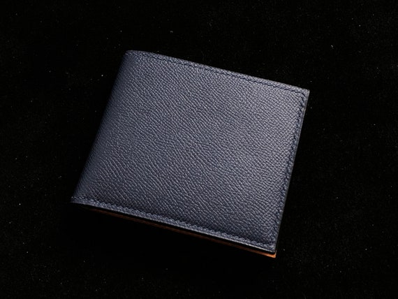 Hand-made Bi-fold Wallet German Weinheimer Epsom 