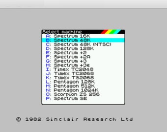 Descarga de imagen de tarjeta SD de arranque para Raspberry PI 5/PI500/4B-PI400 ZX Spectrum