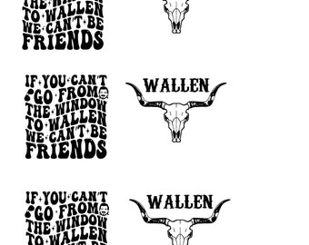 Morgan Wallen Digital Prints for Coaster Sublimation