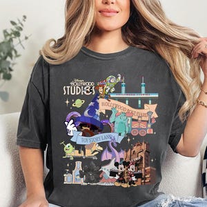 Retro Disney Hollywood Studios Shirt Mickey and Friends Tower of Terror Tee Toy Story Land Disney Family Trip Shirt Star Wars Theme Park Tee