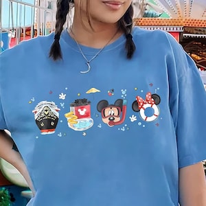 Disney Cruise Line Shirt Watercolor Mickey Minnie Tee Disney Wish Dream Fantasy Treasure Trip Shirt Family Matching Cruise T-Shirt Vacation