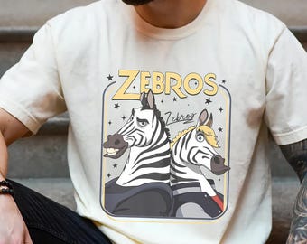 zootopia zebras shirt zebros cartoon animal movie tee kids family outfit