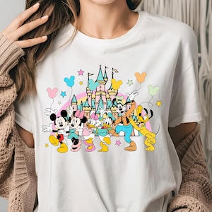 Disney Mickey and Friends Shirt, Magic Kingdom Family Trip Tee, Disneyland Matching T-Shirt, Disney Castle Vacation Gift, Disneyworld Shirt