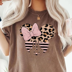 Disney Minnie Mouse Ears Shirt, Family Disney Trip Tee, Magic Kingdom Minnie T-Shirt, Disney World Vacation Shirt, Disney Gift for Girls