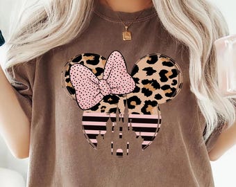 Camiseta con orejas de Minnie Mouse de Disney, camiseta de viaje familiar a Disney, camiseta de Minnie de Magic Kingdom, camiseta de vacaciones en Disney World, regalo de Disney para niñas