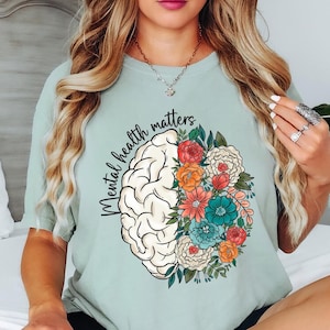 Chemise Questions de santé mentale, tee-shirt de sensibilisation à la santé mentale T-shirt de soutien à l&#39;anxiété Chemise de thérapie récréative Cadeau de santé mentale pour femmes hommes