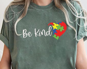 Koszulka Autism Be Kind, Koszulka Autism Acceptance, Koszulka Autism Awareness Mom, Koszulka ABA Therapist, Koszulka Autism Mama, Koszulka Autism Teacher