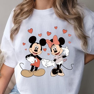 Disney Mickey Minnie Valentine Shirt Mickey Minnie Disney Trip Tee Valentines Day Gift Disney Valentines Matching Couple Shirt Valentine Tee