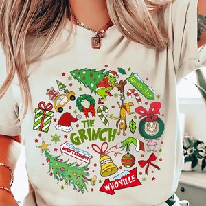 Whoville Grinch Christmas Shirt, Festive Grinch and Max Holiday Tee, Cindy Lou Who Grinch Christmas Gift, Mount Crumpit Grinchmas Sweatshirt