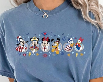 Disney Cruise Mickey and Friends Shirt, Matching Family Disney Vacation Tee, Disney Mickey Minnie Cruising T-Shirt, Disney Cruise Line Shirt