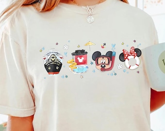 ディズニークルーズラインシャツ 水彩ミッキーミニーTシャツ ディズニーウィッシュドリームファンタジートレジャートリップシャツ ファミリーマッチングクルーズTシャツ バケーション