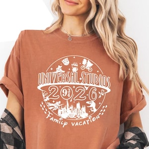 Universal Studios Family Vacation Shirt 2026 Matching Family Trip Tee Universal Orlando Group Shirt Family Theme Park Custom Vacation Tshirt